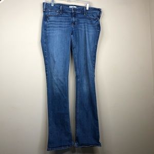 Hollister Medium Wash Bootcut jeans Long